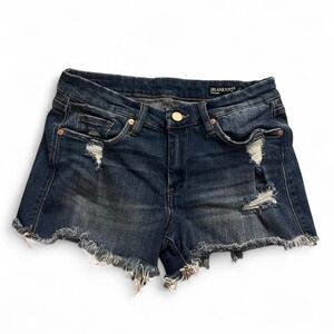 BLANK NYC The Essex distressed denim shorts